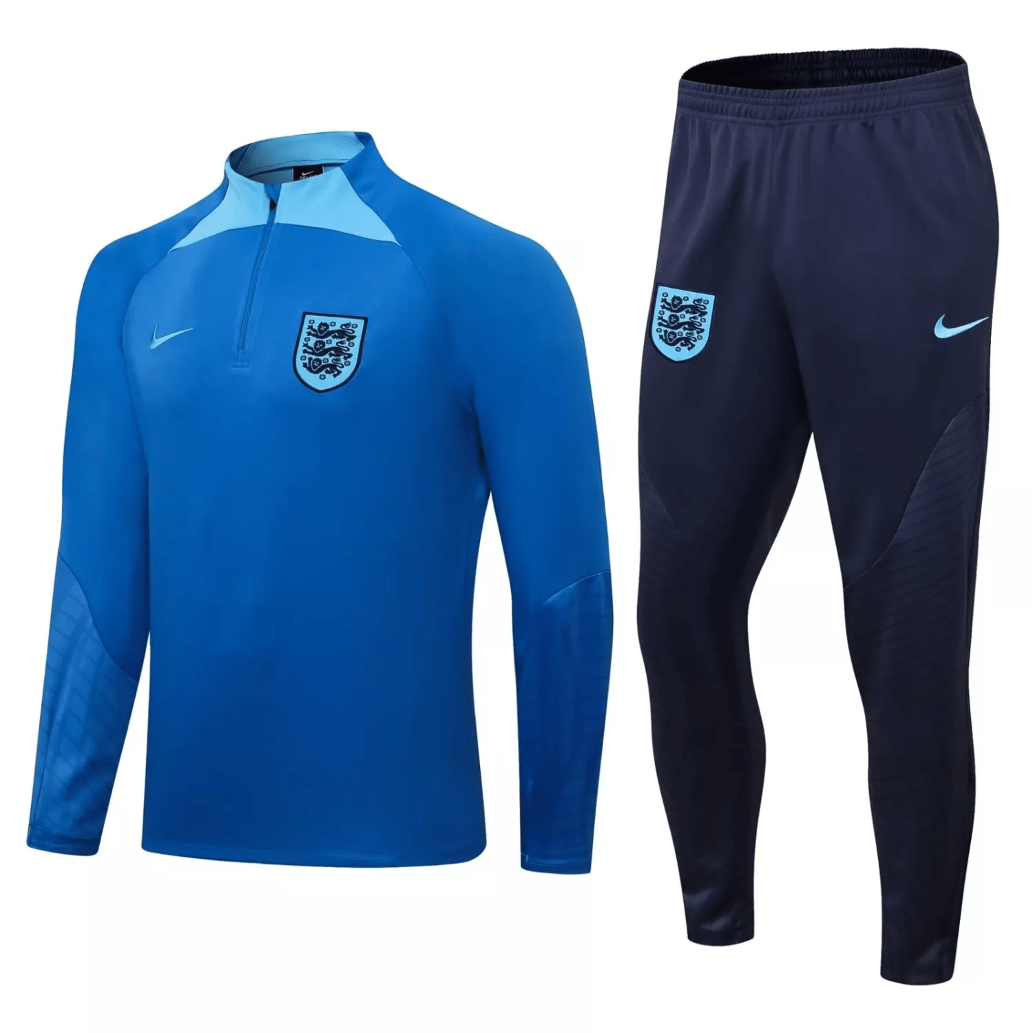 England 2022 23 Blue Navy PreGame Training Suit 1