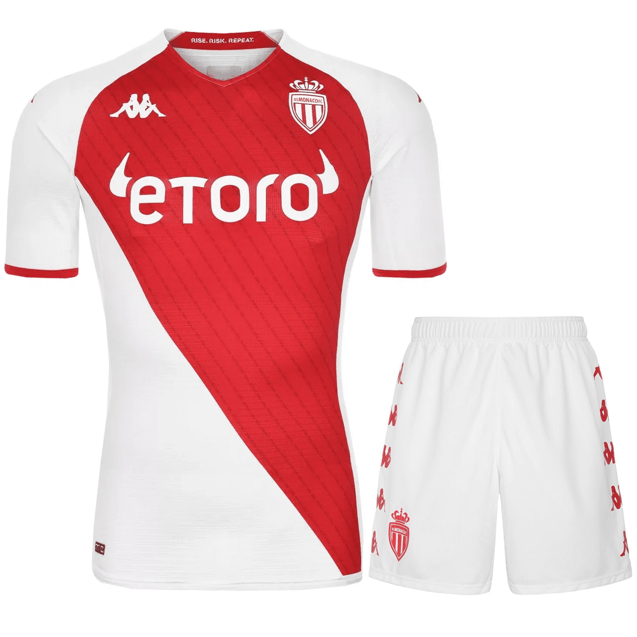 Monaco AS 2022 23 Home kid kit 1