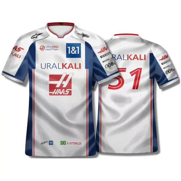 Uralkali Team F1 2022 White Shirt 1