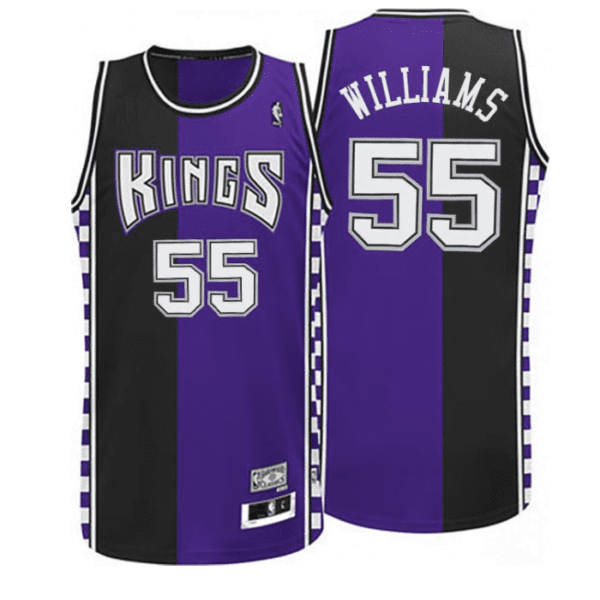 sacramento kings black purple Williams vintage 1