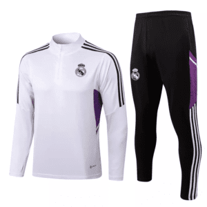 Real Madrid White Purple Training Suit
