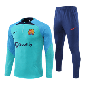 barcelona fc green blue training suit