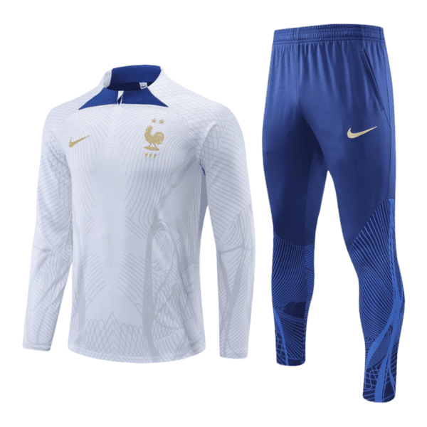 france white blue gold pre game trainingsuit