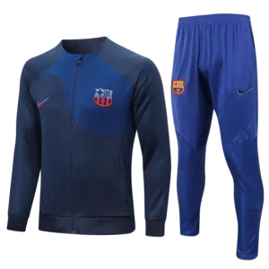 barcelona fc black blue training suit