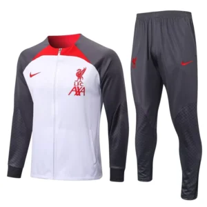 liverpool fc white grey red tracksuit