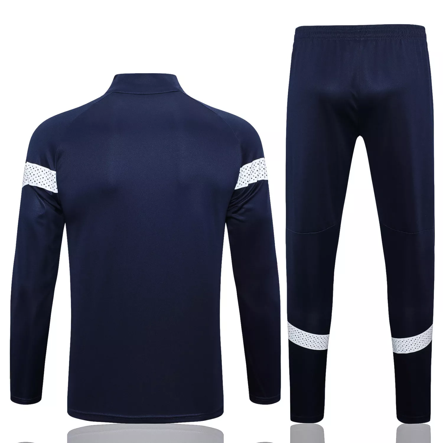 olympique marseille navy white tracksuit