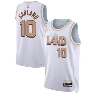 cleveland cavaliers city edition white gold garland mobley james mitchell irving