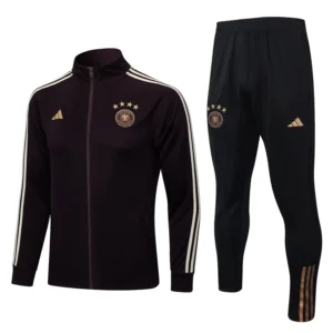 germany maroon gold tracksuit