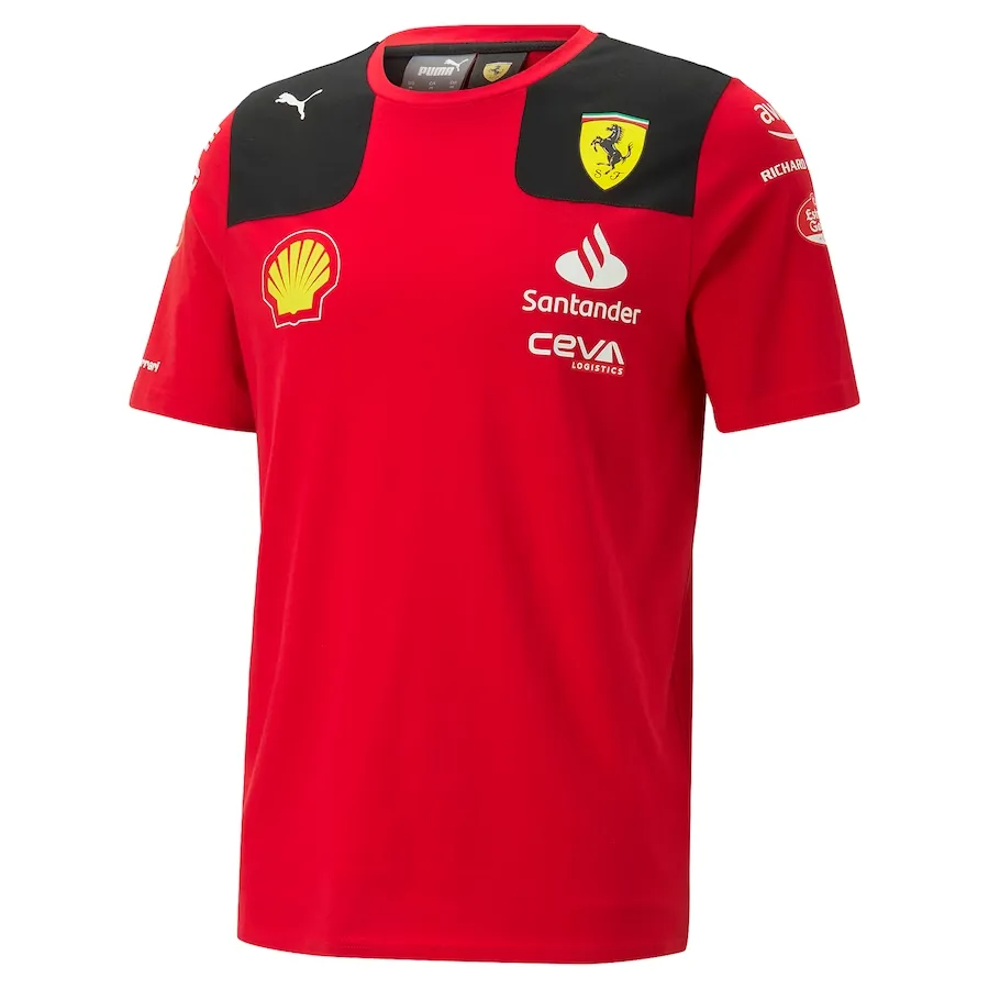 Scuderia Team F1 - Ferrari Red-Black Shirt 2023 • Carlos sainz • GO ...