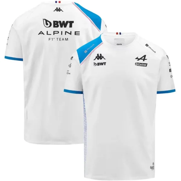 bwt alpine team F white shirt