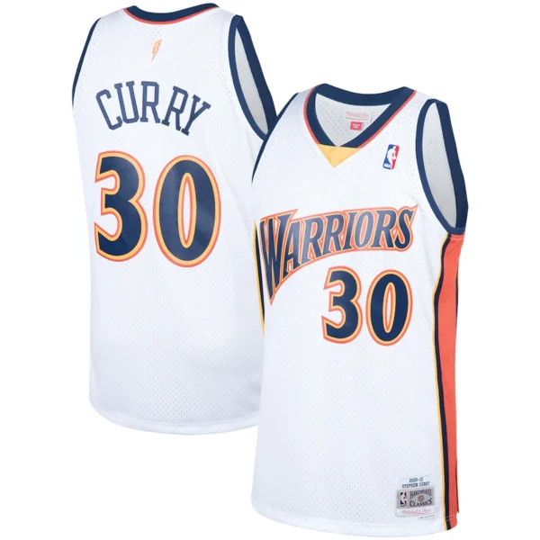 golden state warriors white curry vintage