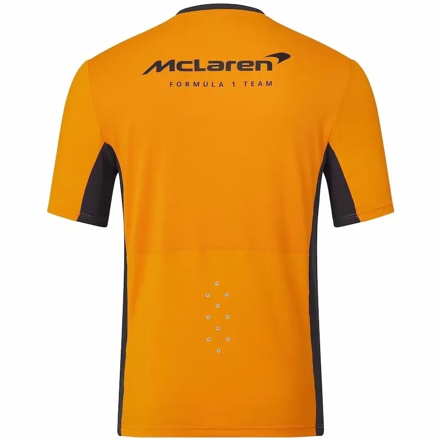 mclaren team F orange shirt