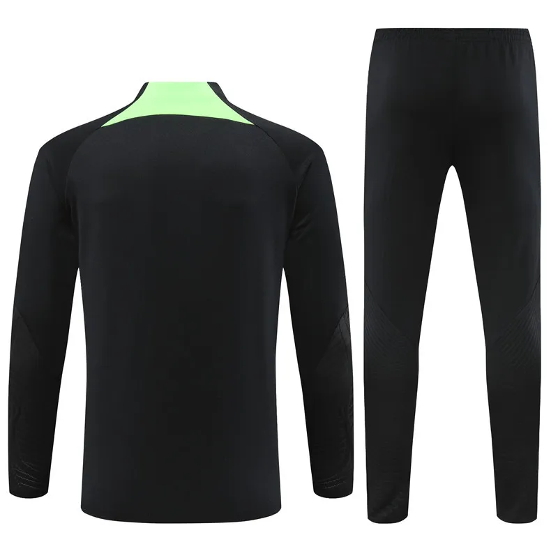 liverpool fc black green training suit