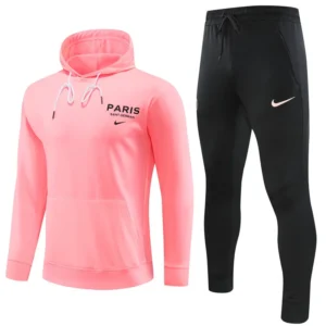 psg pink black nike hoodie training suit