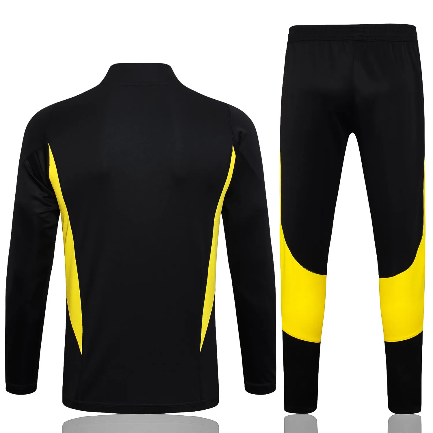 juventus fc black yellow kid training suit