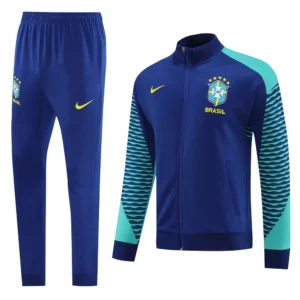 brazil blue green training suit