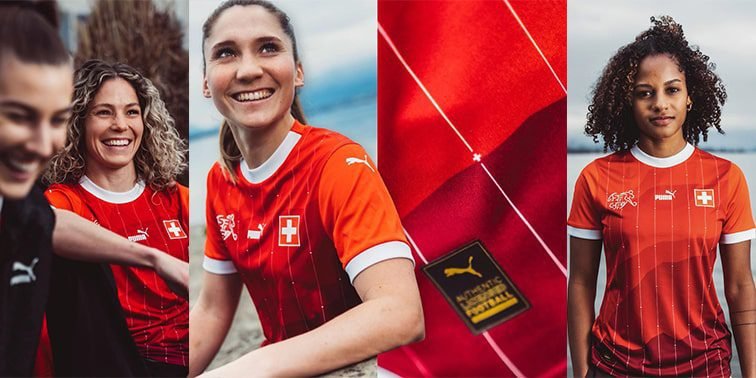Switzerland 23-24 Women World Cup Home Jersey