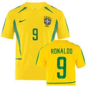 Brazil 2002 – Home • Retro Jersey / Ronaldo