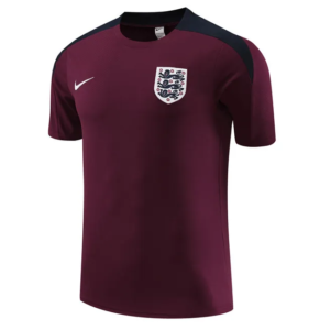 england burgundy training jersey
