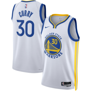 golden state warriors white association edition curry; kuminga; thompson; green; wiggins; poole; young