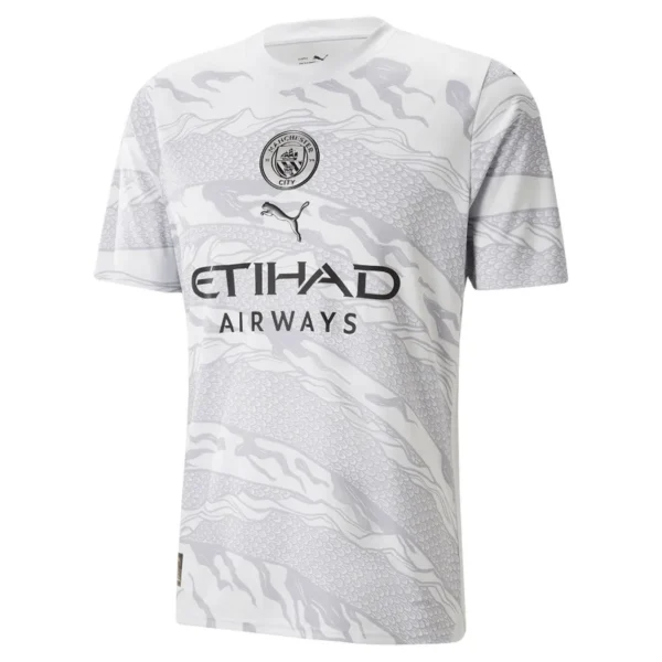manchester city white grey dragon year's edition