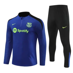 barcelona fc blue green training suit