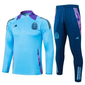 argentina light blue purple training suit