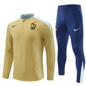 france gold navy training suit