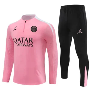 psg pink black jordan kid training suit