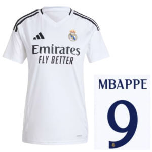 real madrid home women mbappe