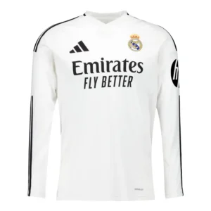 real madrid home long sleeve jersey