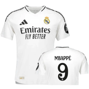 real madrid home mbappé jersey