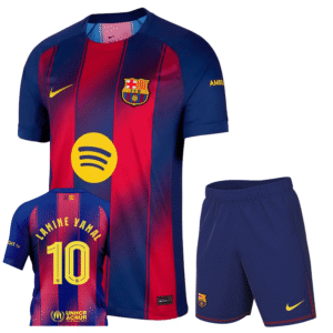 barcelona fc 2025 26 home yamal kid kit 100.png