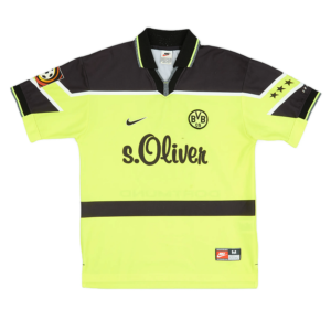 borussia dortmund 1997 98 home retro jersey 100.png