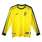 brazil 1998 home long sleeve retro jersey 100 1.webp