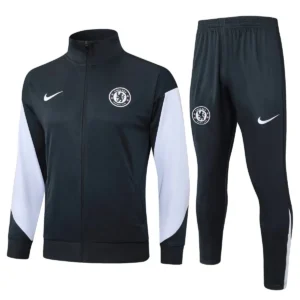 chelsea fc 2025 26 black white kid tracksuit 100.webp