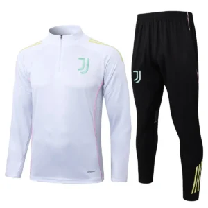 juventus fc 2025 26 white gold kid training suit 100.webp