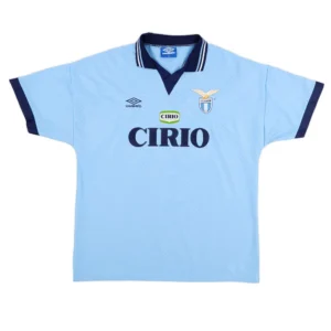 SportsWear Shop in Europe 312 lazio roma 1996 97 home retro jersey 100.webp