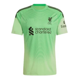 liverpool fc 2025 26 green goalkeeper jersey 100.webp