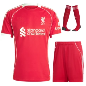 liverpool fc 2025 26 home full kid kit 100.webp