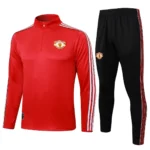 Manchester United 2025-26 Red Black White, Kid Training Suit