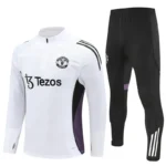 manchester united 2025 26 white black kid training suit 100.webp