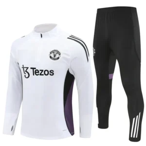 manchester united 2025 26 white black kid training suit 100.webp