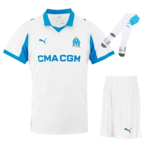 olympique marseille 2025 26 home full kid kit 100.webp