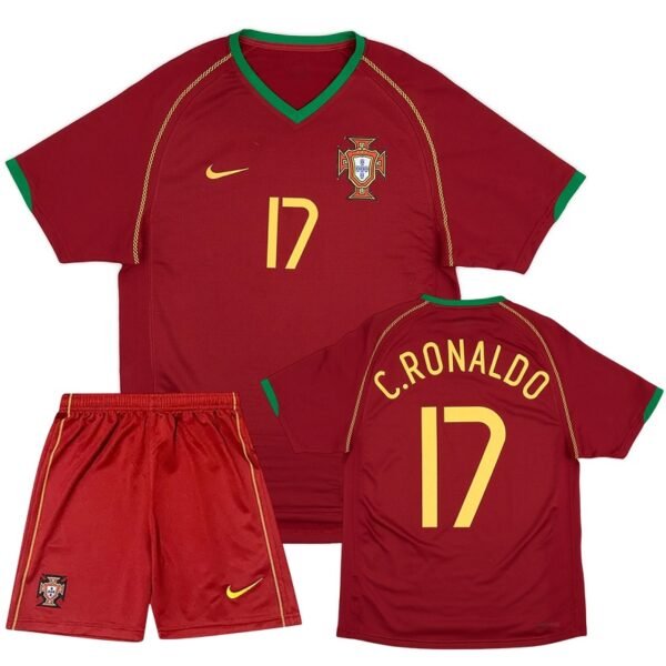 portugal 2006 home ronaldo retro kid kit 100.jpg