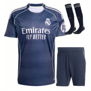 Real Madrid 2025-26 Away, Full Kid Kit