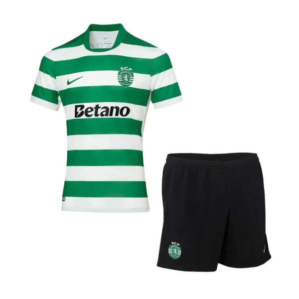sporting lisboa 2025 26 home kid kit 100.webp