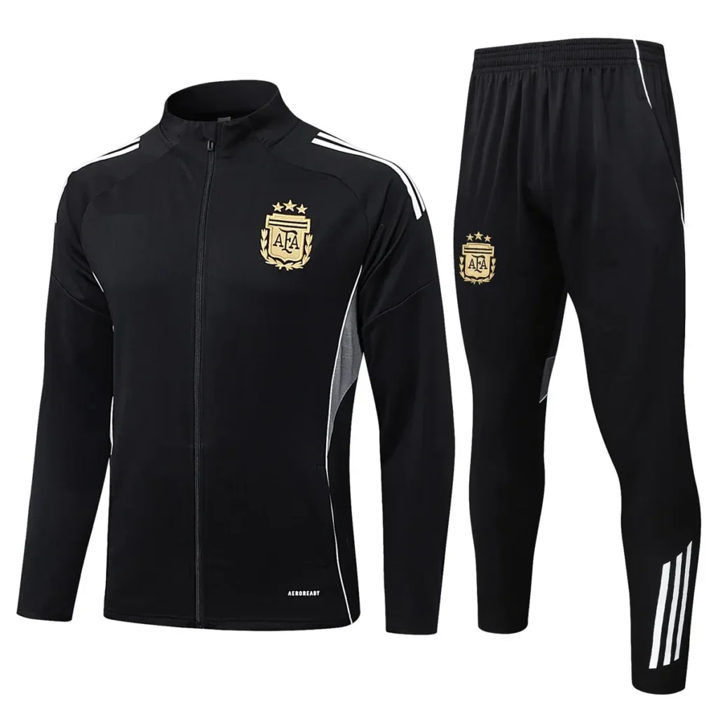 Argentina 2025-26 Black Gold, Kid Tracksuit