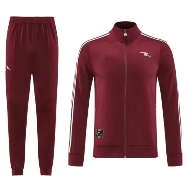 Arsenal FC 2025-26 Burgundy White, Tracksuit