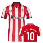 Athletic Bilbao 2025-26 Home Jersey Nico Williams, Fan